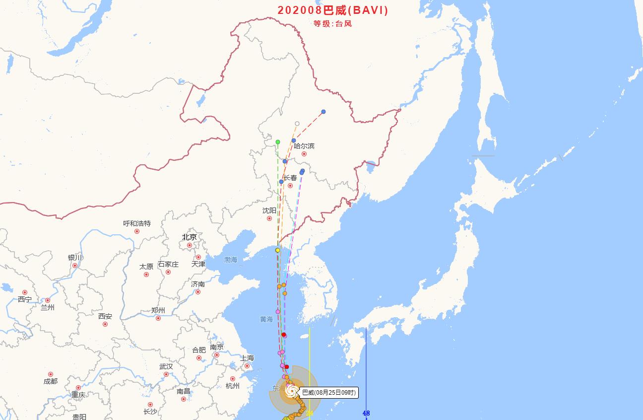 台风巴威最新动态报告