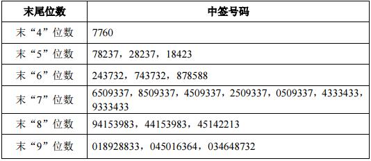 最新申购中签号码解读，背后的故事与影响分析