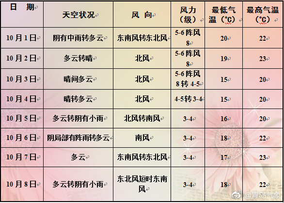 青岛台风最新动态天气预报更新