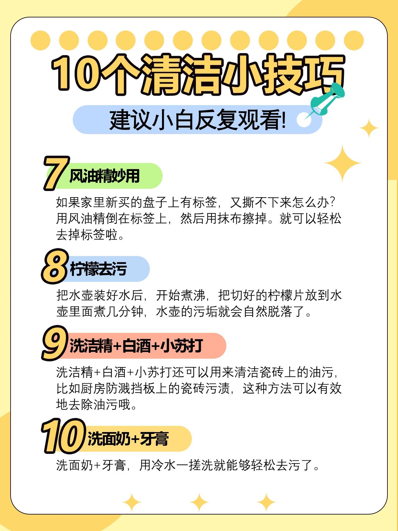 清洁小妙招与图片教程，打造舒适生活的实用指南